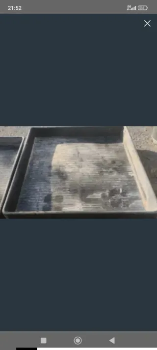 Bandejas para plantas/animales