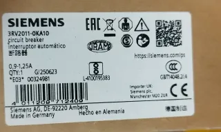 Siemens 3RV2011-0KA10 Interruptor Automático