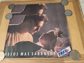 Póster Retro Chicle Trex Publicidad 1989-90