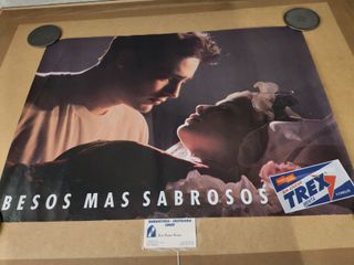 Póster Retro Chicle Trex Publicidad 1989-90