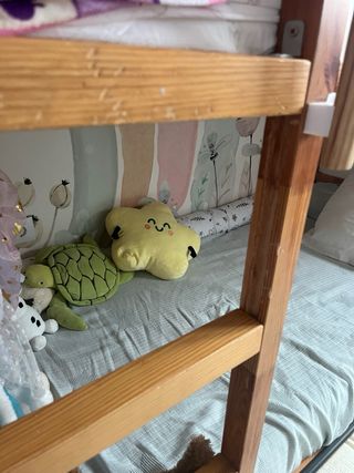 Cama alta/baja Ikea KURA reversible