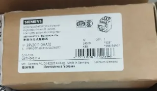 Siemens 3RV2011-0HA10 Interruptor Automático