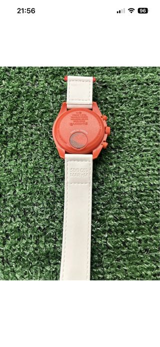 Omega x Swatch Mission to Mars Arancio