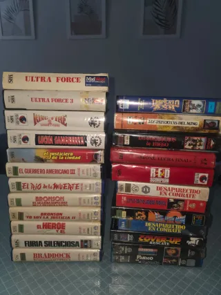 Películas VHS Acción Aventura Crimen de videoclub