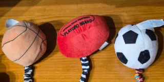 Sonajeros interactivos colgantes para bebé