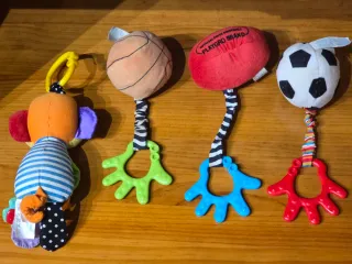 Sonajeros interactivos colgantes para bebé