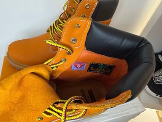 Timberland x Supream Stivali Arancioni Uomo Donna