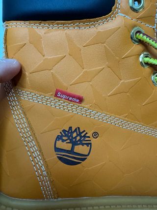 Timberland x Supream Stivali Arancioni Uomo Donna