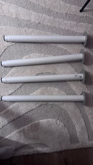 4 Patas extensibles blancas Ikea