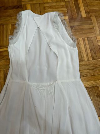 Mono blanco Mango verano encaje