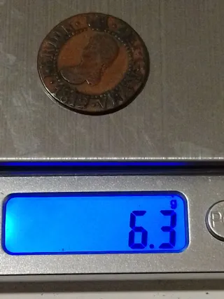 Moneda12 Sous o dineros Fernando VII 1812 Mallorca