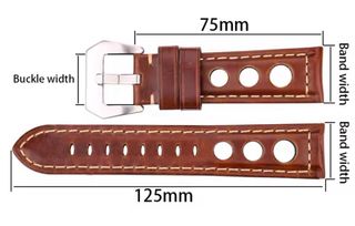 Correa de reloj piel estilo Vintage