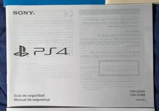 PlayStation 4 Manuales PS4