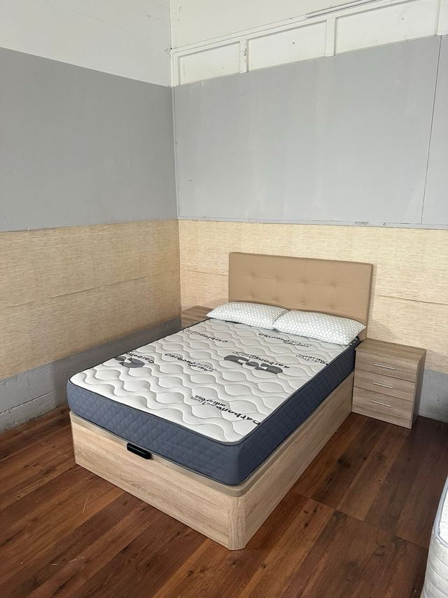 Canapé Abatible 135x190 Blanco Nuevo