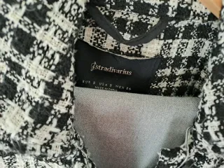 Sobrecamisa cuadros blanco y negro