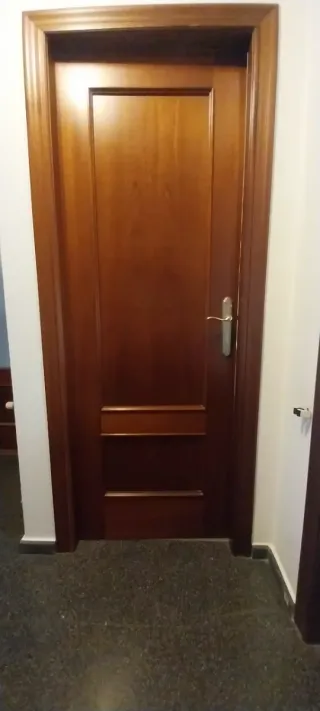 Puertas de interior de madera con cristal