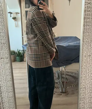 Chaqueta flecos Mango - Talla M