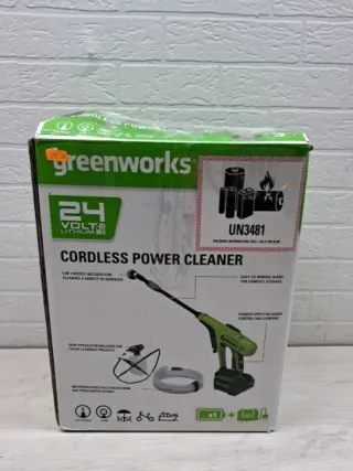 Hidrolimpiadora Greenworks G24PWK4 a batería