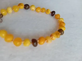 Bracciale in ambra naturale baltica color miele