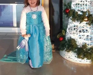 Disfraz Frozen Elsa Talla 4 a 6 años