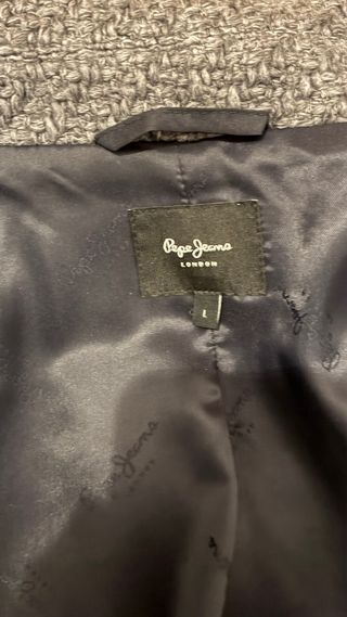 Abrigo Lana Pepe Jeans Gris Talla S
