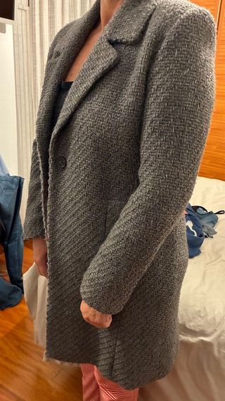 Abrigo Lana Pepe Jeans Gris Talla S