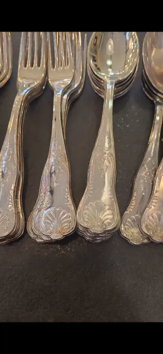 Set 51 posate Placcate Argento 800