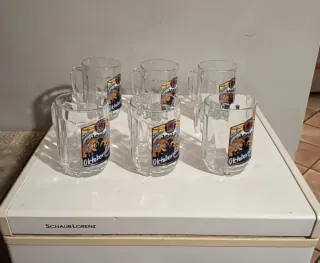 Set 12 boccali birra Octoberfest e Salvador  6+6