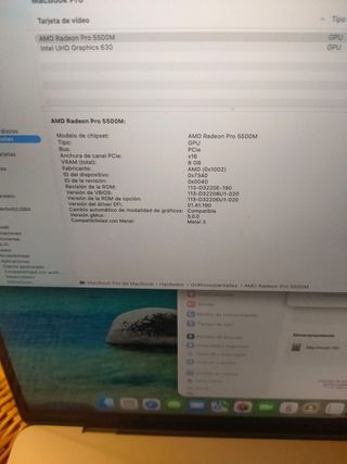 MACBOOK PRO 16'' 2019 I9/32/512