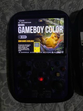 Consola R36s + sd 128 gb + funda + protectores