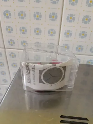 Orologio donna bracciale rosa e argento