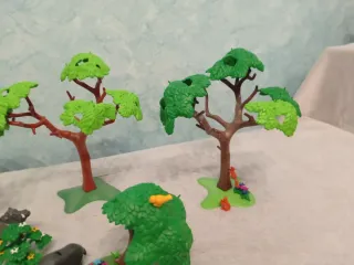 Playmobil Bosque con árboles y jabalíes YY