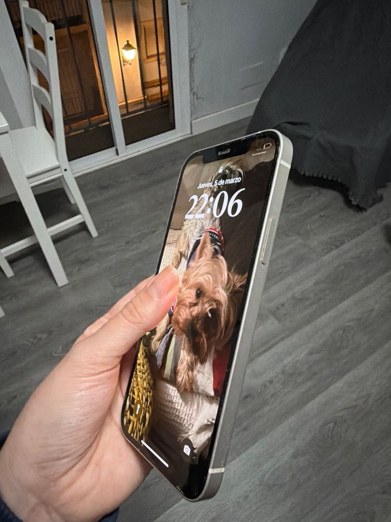 iPhone 12 Plata. Regalo el cargador y la funda afbeelding 3
