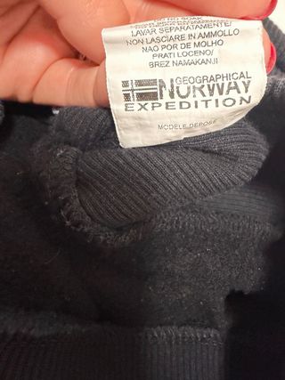 Sudadera Geographical Norway Talla M
