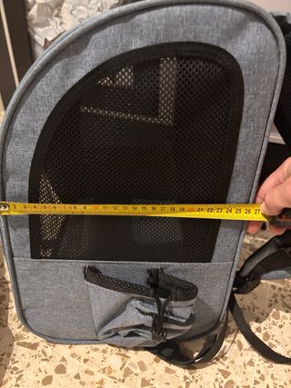 Mochila Transportín Mascota celeste