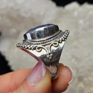 Anillo Plata 925 Zafiro Azul