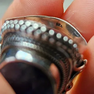 Anillo Plata 925 Zafiro Azul