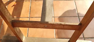 Mesa de madera extensible para terraza