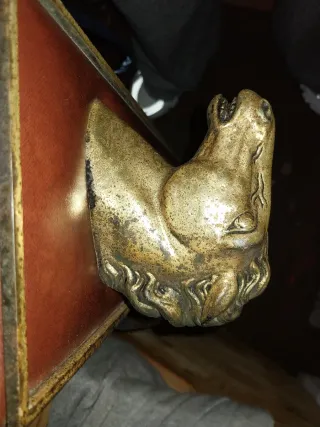 Perchero antiguo cabeza de caballo