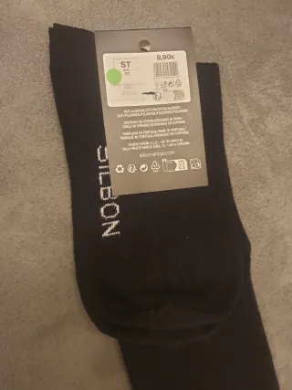 Calcetines Silbon Caballero Negros