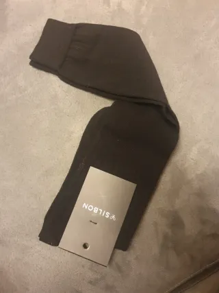 Calcetines Silbon Caballero Negros