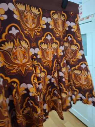 Falda mini Camaleónica estampado floral