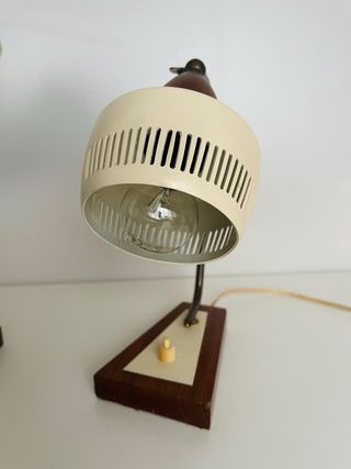 Pareja Lámparas Mesa Mid Century