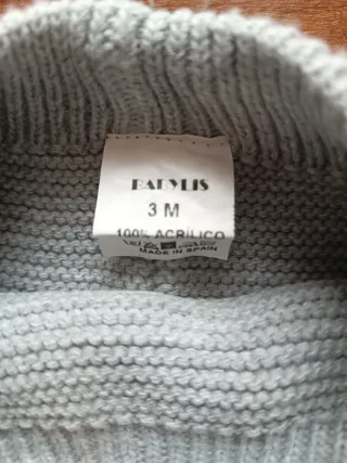 Conjunto bebé San Francisco gris 1-3 meses