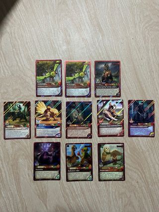 Lote Cartas Coleccionables Fantasy Rider CajaMetal