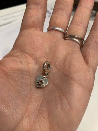 Pandora Charm Cuore Amicizia Infinito Argento Oro
