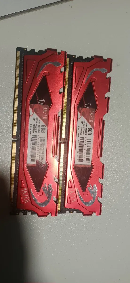 2x 8GB DDR4 JAZER RAM 3200MHz