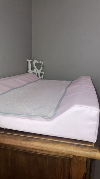 Cambiador bebé rosa