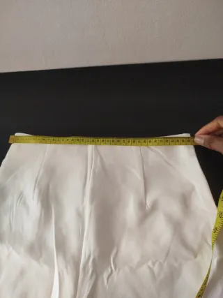 Falda pantalón blanca Talla S
