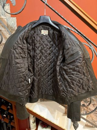 Giubbino Biker Vera Pelle Anni '90 vintage